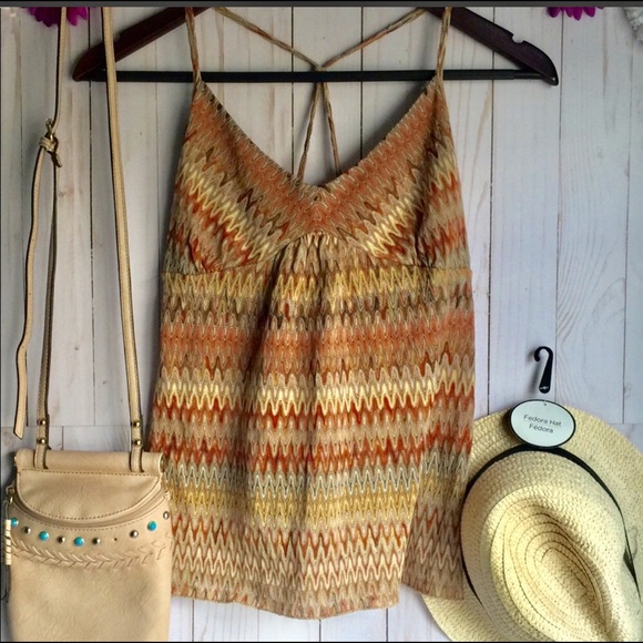 LOFT Tops - Vintage LOFT Boho Style Spaghetti Strap